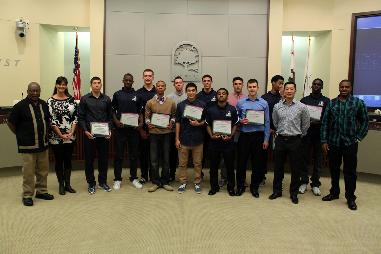 Chino Hills High School Varsity Basketball Team